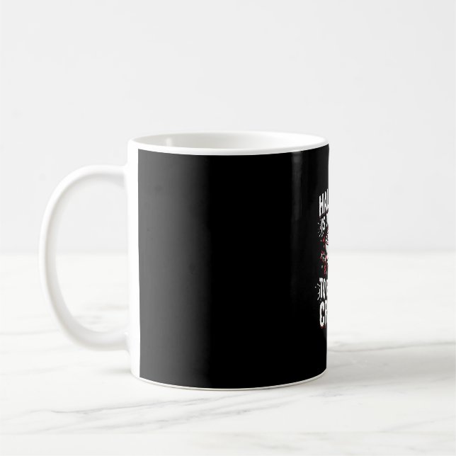 Halloween Is Opportunity Creative Quote Design Coffee Mug (Left)