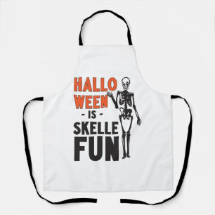 Halloween is Skellefun Apron