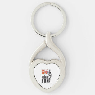 Halloween is Skellefun Key Ring