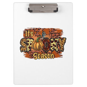 Halloween It Is Spooky Season Birthday Clipboard