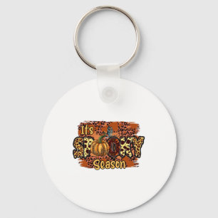 Halloween It Is Spooky Season Birthday Key Ring
