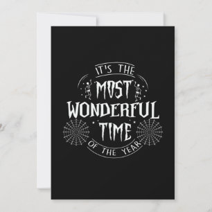 Halloween It Is The Most Wonderful Time Birthday Holiday Card