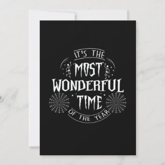 Halloween It Is The Most Wonderful Time Birthday Invitation