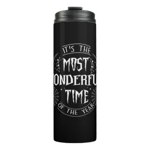 Halloween It Is The Most Wonderful Time Birthday Thermal Tumbler