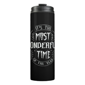 Halloween It Is The Most Wonderful Time Birthday Thermal Tumbler