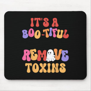 Halloween Its A Bootiful Day To Remove Toxins Dial Mouse Pad
