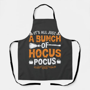 Halloween Its All Just Hocus Pocus Witch Apron
