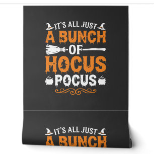 Halloween Its All Just Hocus Pocus Witch Wallpaper