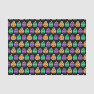 Halloween Jack O Lantern Candy Pail Tissue Paper