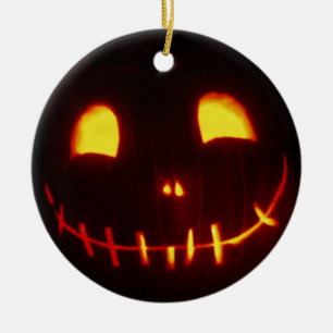 Halloween Jack-o-Lantern Ceramic Tree Decoration