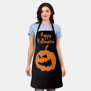 Halloween Jack-O-Lantern Design Apron