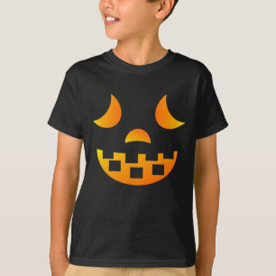 Halloween Jack-o'-lantern Face Boy's T-Shirt