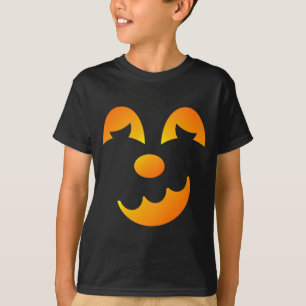Halloween Jack-o'-lantern Funny Face Boy's T-Shirt