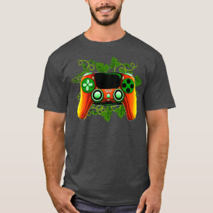 Halloween Jack o Lantern Game Controller T-Shirt