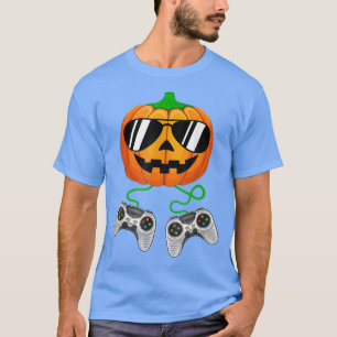 Halloween Jack O Lantern Gamer Funny Halloween T-Shirt