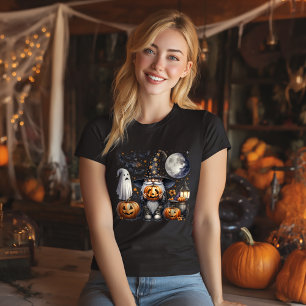 Halloween Jack-o'-lantern Gnome T-Shirt