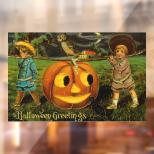 Halloween Jack-o-Lantern Harvest Night by Kids  