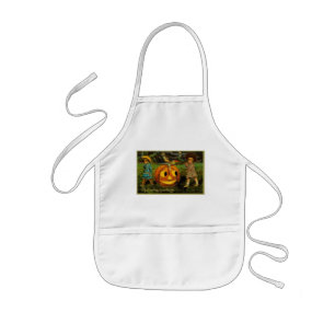 Halloween Jack-o-Lantern Harvest Night by Kids   Apron