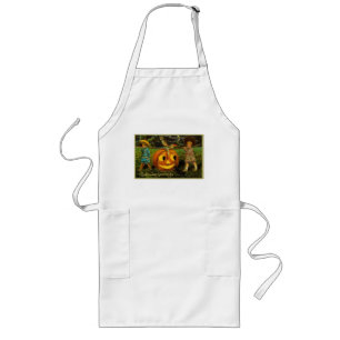 Halloween Jack-o-Lantern Harvest Night by Kids Long Apron