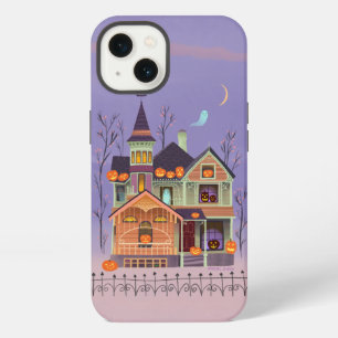 Halloween Jack-o'-lantern Haunted House iPhone 13 Case