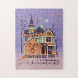 Halloween Jack-o'-lantern House Jigsaw Puzzle