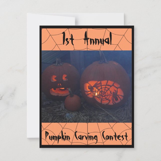 Halloween Jack-O-Lantern - Invitation (Front)