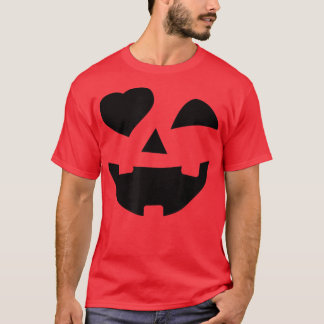 Halloween Jack O Lantern Jackolantern Cute Lazy Co T-Shirt