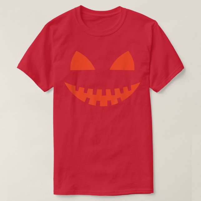Halloween Jack O Lantern Jackolantern Funny Lazy C T-Shirt (Design Front)