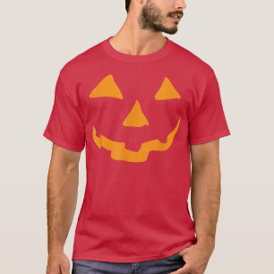 Halloween Jack O Lantern Pumpkin Face T-Shirt