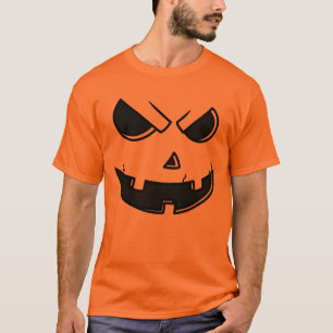 Halloween Jack O Lantern Pumpkin Face T-shirt