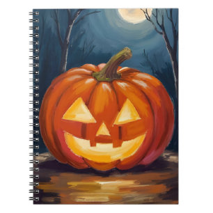 Halloween Jack-O-Lantern Pumpkin Notebook