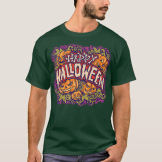 Halloween  Jack O Lantern Spooky Pumpkin  T-Shirt