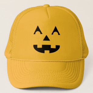 Halloween Jack O Lantern Trucker Hat