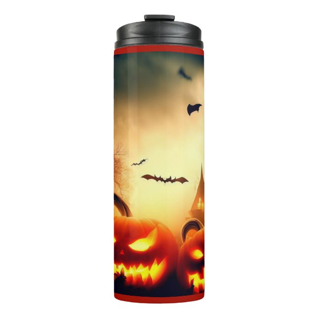 Halloween - Jack-O-Lanterns 8 Thermal Tumbler (Front)