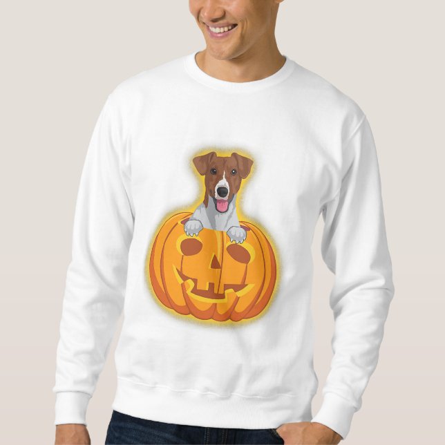 halloween jack russell - halloween jack russell te sweatshirt (Front)