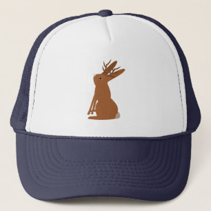 Halloween Jackalope Trick or Treat Trucker Hat
