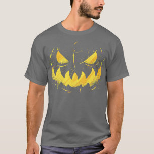 Halloween JackOLantern Spooky Scary Pumpkin T-Shirt