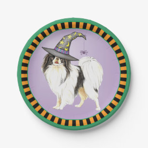 Halloween Japanese Chin Paper Plate