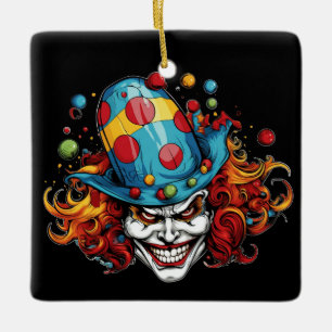 Halloween/Joker Ceramic Ornament