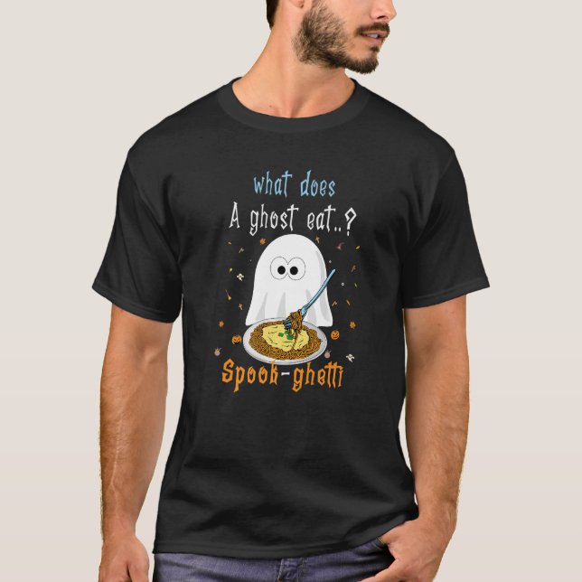 Halloween Jokes Costume for Spooky Season Scary Gh T-Shirt (Front)