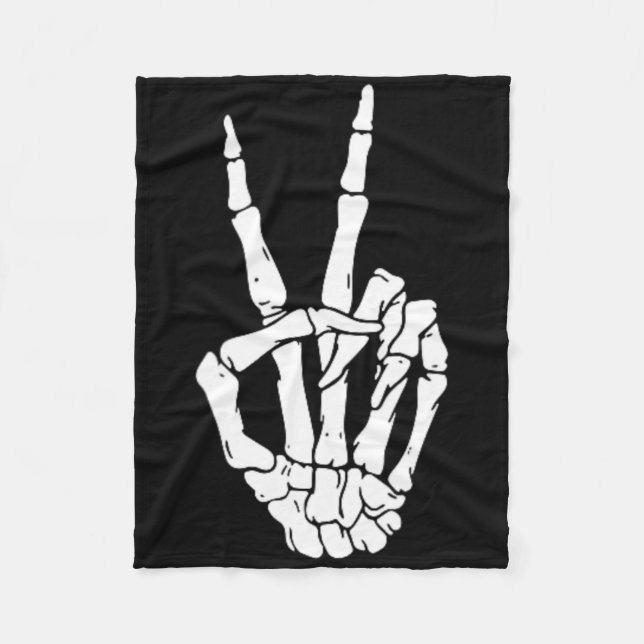 Halloween Just A Dad Who Always Came Ck Shirt Skel Fleece Blanket (Front)