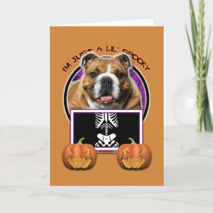 Halloween - Just a Lil Spooky - Bulldog Card