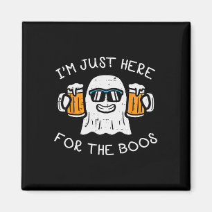Halloween Just Here For Boos Ghost Funny Costume M Magnet