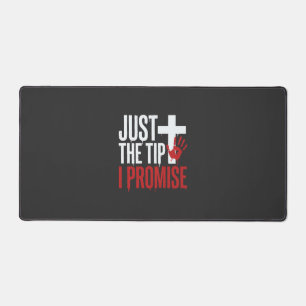 Halloween Just The Tip Bloody Cross Desk Mat