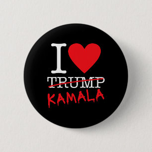 Halloween Kamala Harris November 5 2024 6 Cm Round Badge