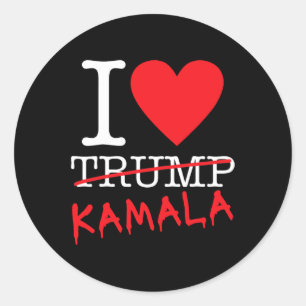 Halloween Kamala Harris November 5 2024 Classic Round Sticker