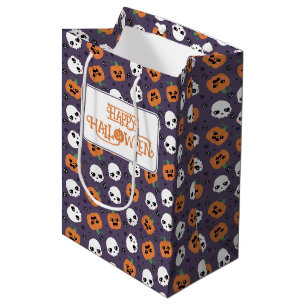 Halloween Kawaii Pattern Medium Gift Bag