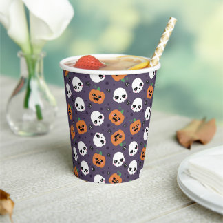 Halloween Kawaii Pattern Paper Cups