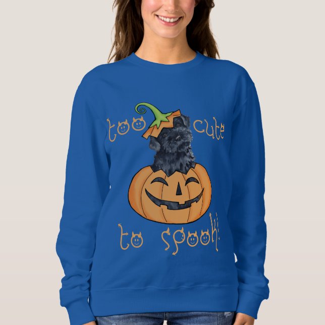 Halloween Kerry Blue Terrier Sweatshirt (Front)