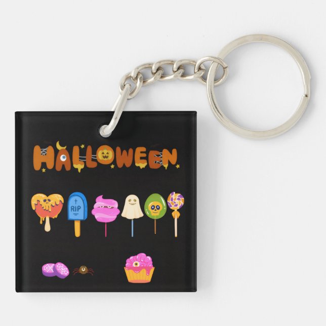 halloween key ring (Back)